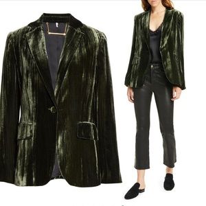 Frame Velvet Blazer
